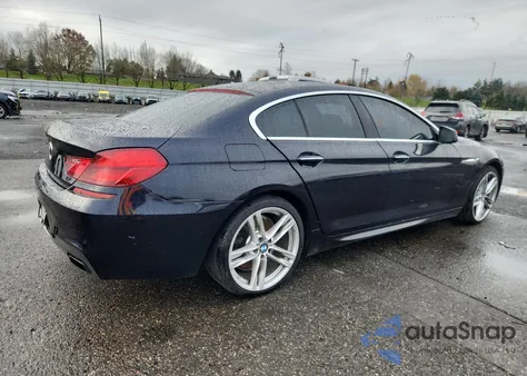 2013 BMW 650 Xi из США, поврежденный, VIN WBA6B4C56DDG67690